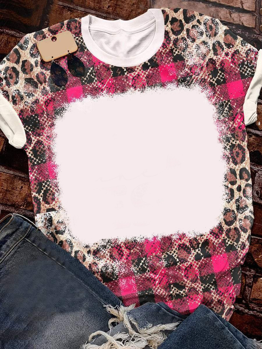 BCT04-Sublimation Bleach T Shirt