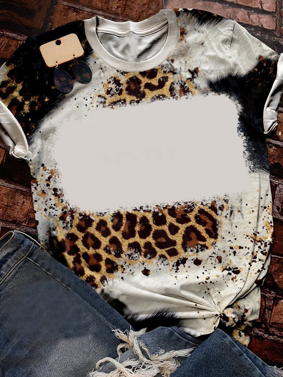 BCT05-Sublimation Bleach T Shirt