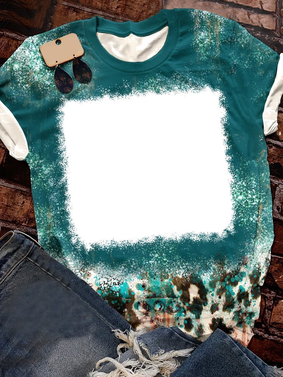 BCT04-Sublimation Bleach T Shirt