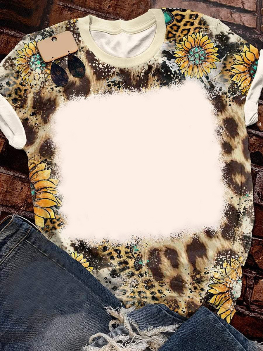 BCT04-Sublimation Bleach T Shirt