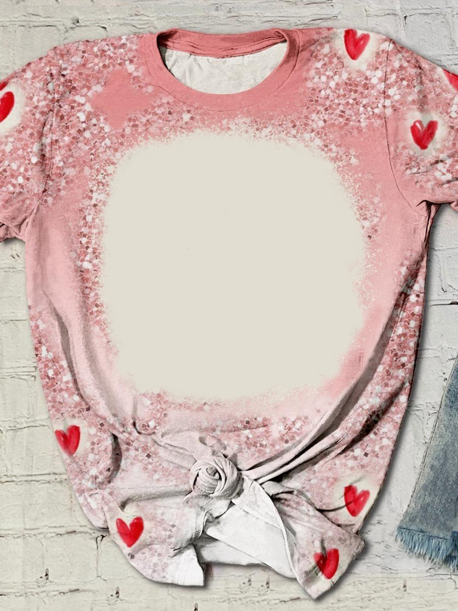 BCT04-Sublimation Bleach T Shirt