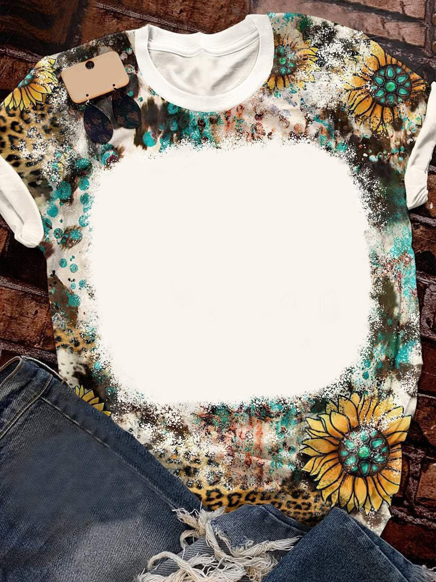 BCT04-Sublimation Bleach T Shirt