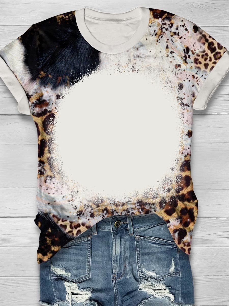 BCT05-Sublimation Bleach T Shirt