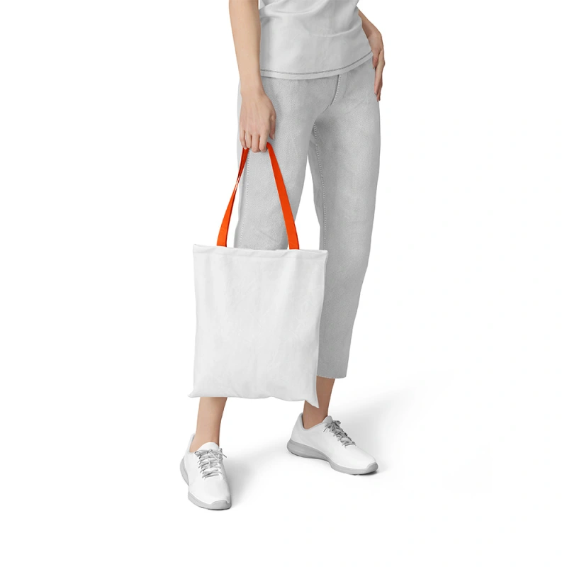 TBG23-Sublimation Tote Bag With Color Handle