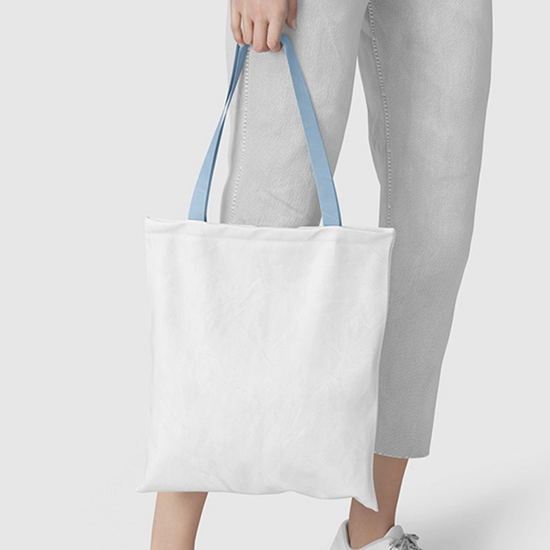 TBG23-Sublimation Tote Bag With Color Handle