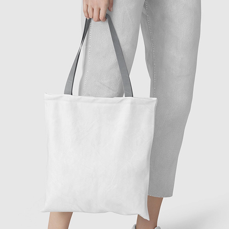 TBG23-Sublimation Tote Bag With Color Handle