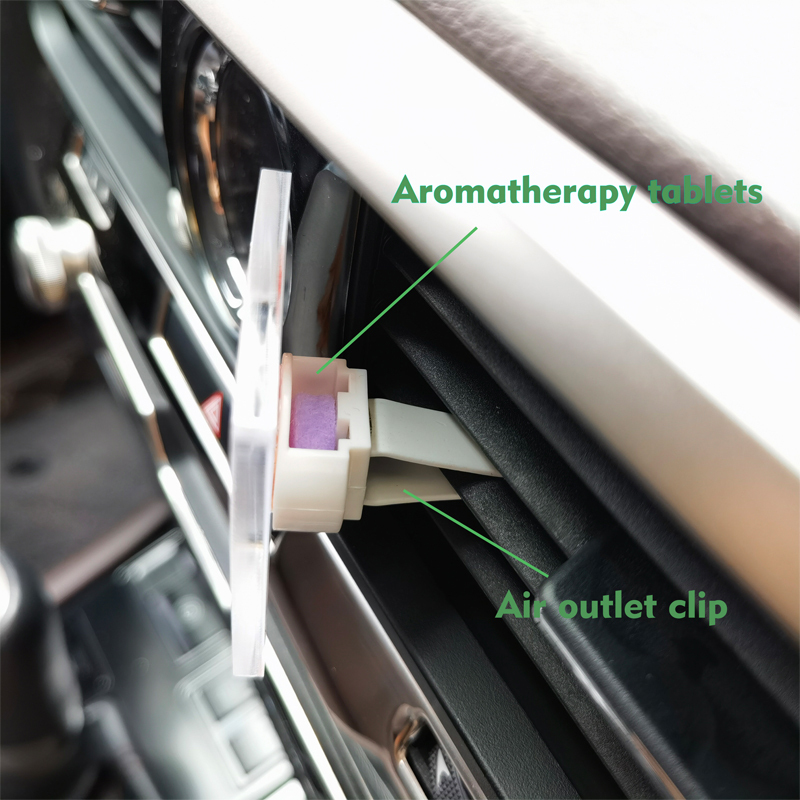 CACL04-Sublimation Acrylic Car Aromatherapy Clip