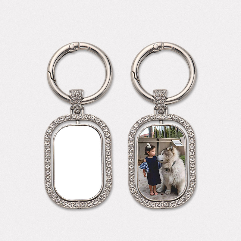 MKC79-Sublimation Rotating Keychain