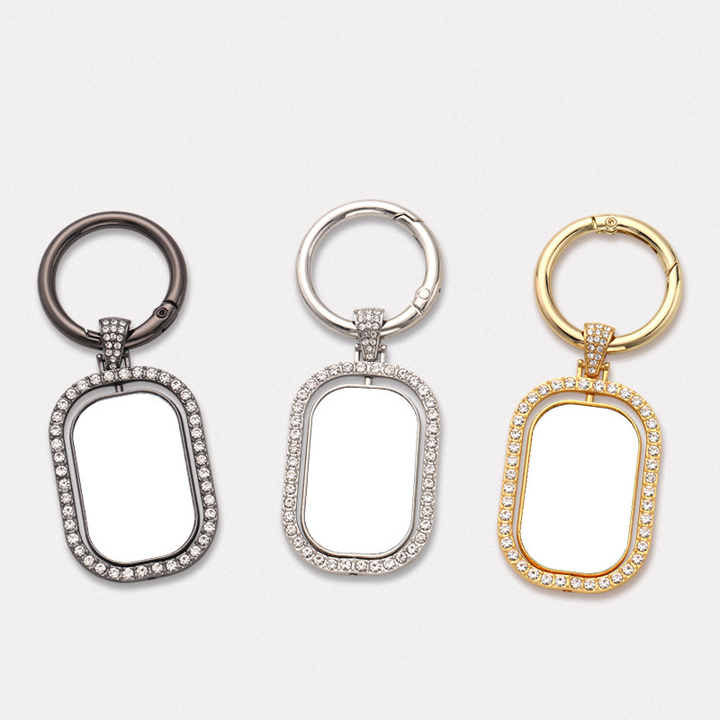 MKC79-Sublimation Rotating Keychain
