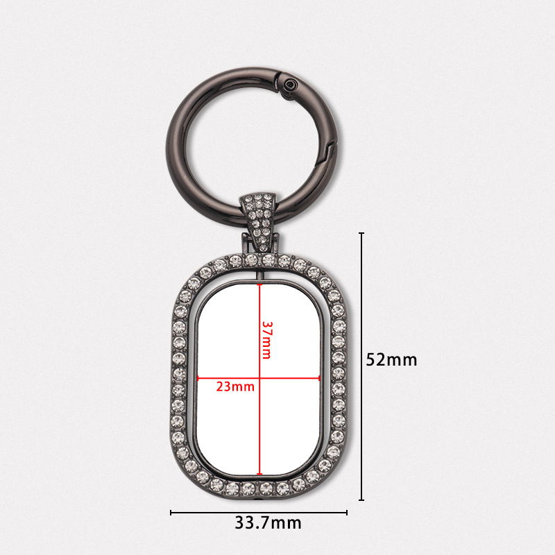 MKC79-Sublimation Rotating Keychain