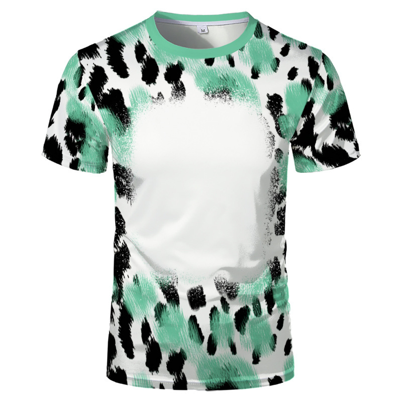 BCT08-Sublimation Bleach T Shirt