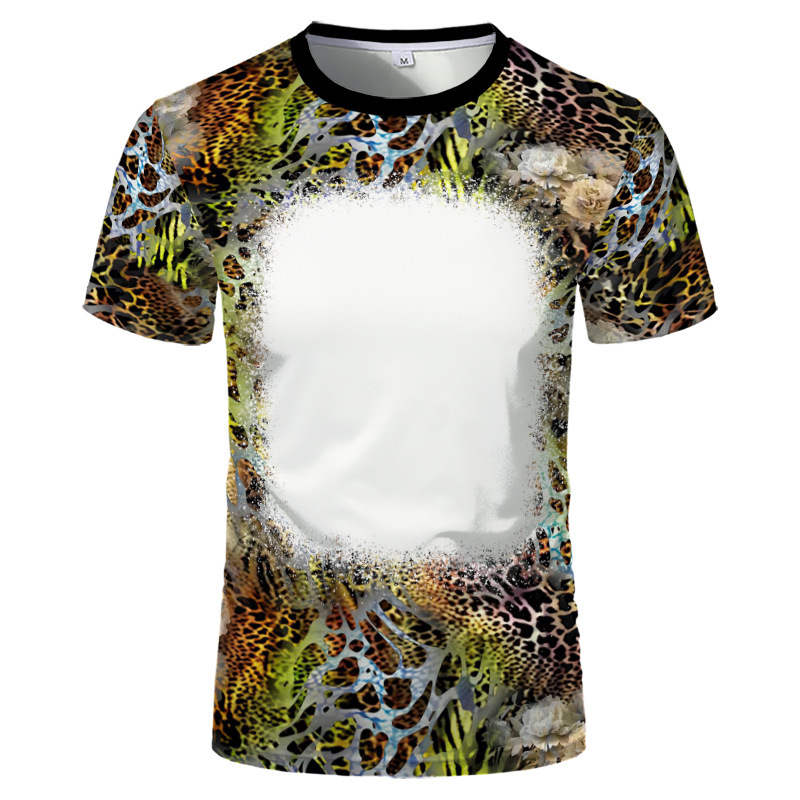 BCT08-Sublimation Bleach T Shirt
