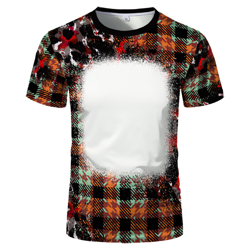 BCT08-Sublimation Bleach T Shirt