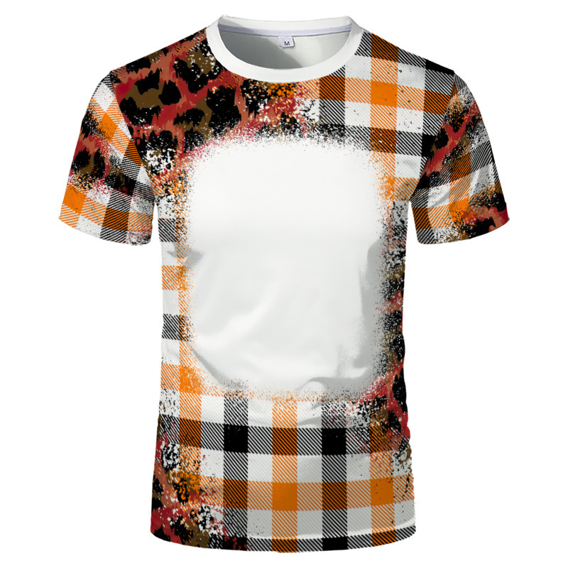BCT08-Sublimation Bleach T Shirt
