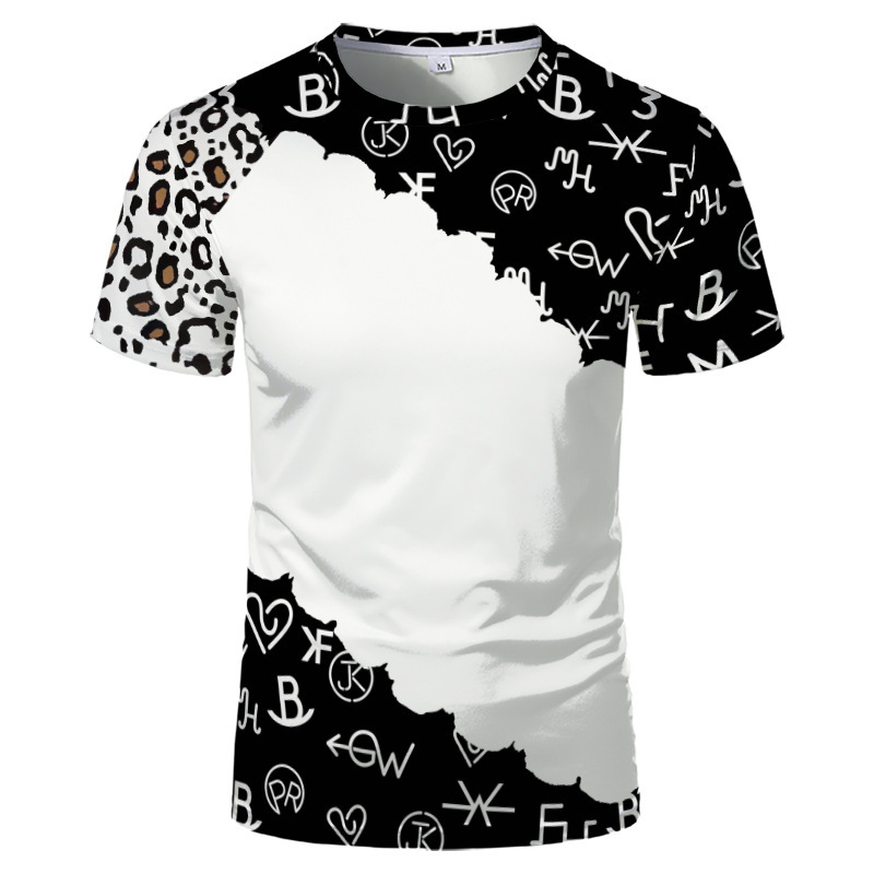 BCT12-Sublimation Bleach T-shirt