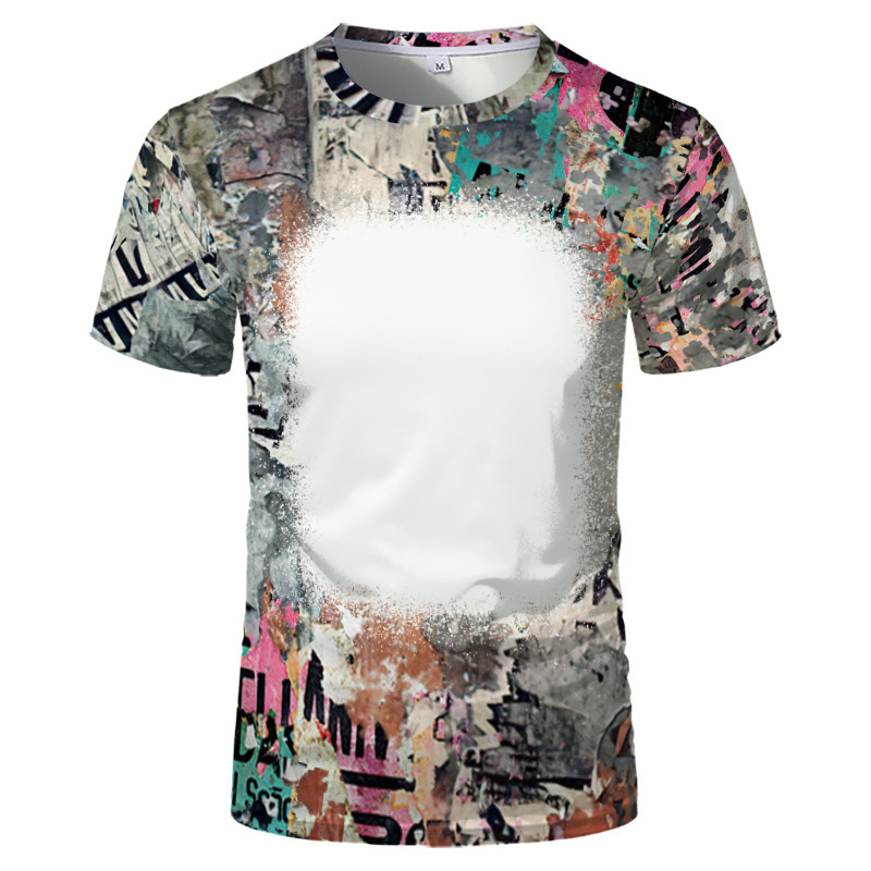 BCT07-Sublimation Bleach T Shirt