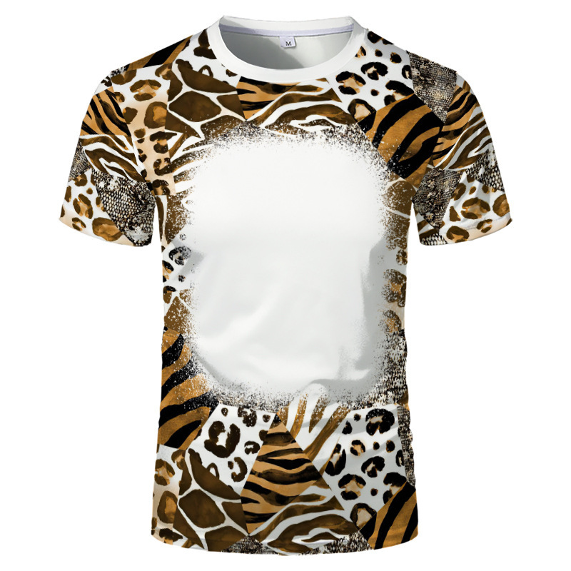 BCT08-Sublimation Bleach T Shirt