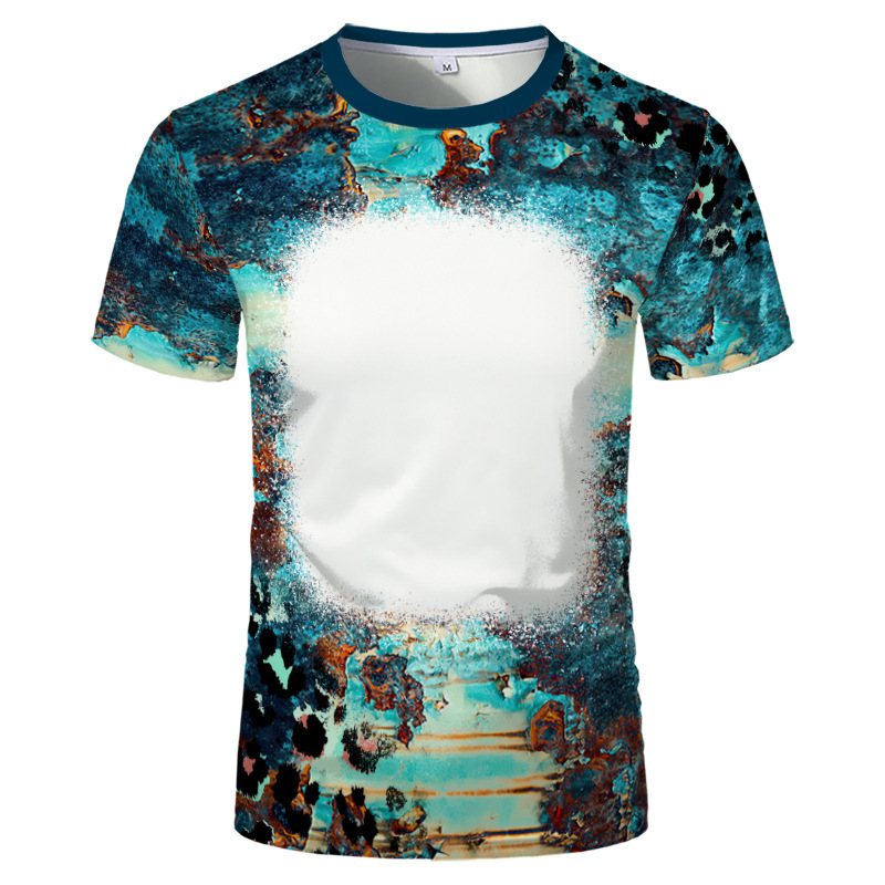 BCT08-Sublimation Bleach T Shirt