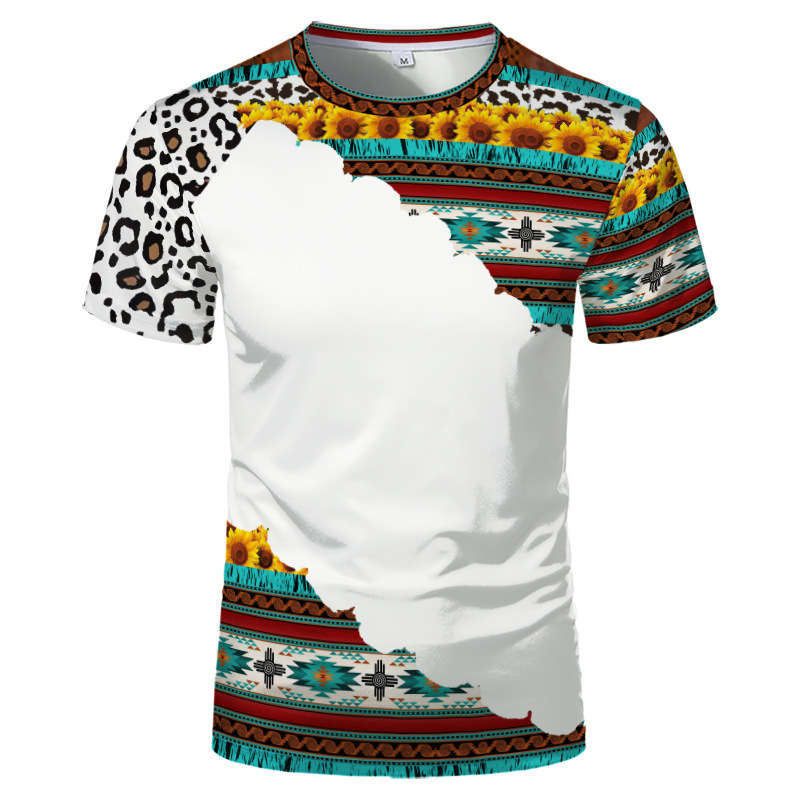 BCT12-Sublimation Bleach T-shirt