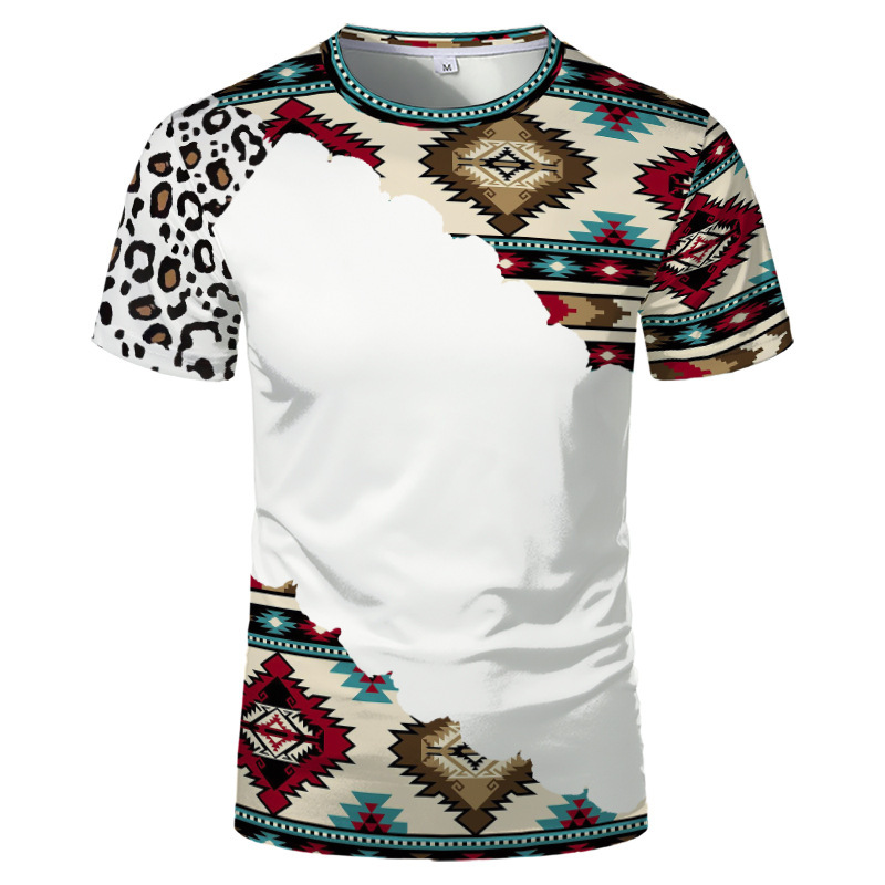 BCT12-Sublimation Bleach T-shirt