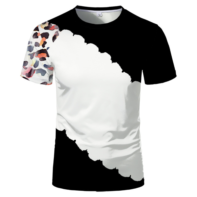 BCT12-Sublimation Bleach T-shirt