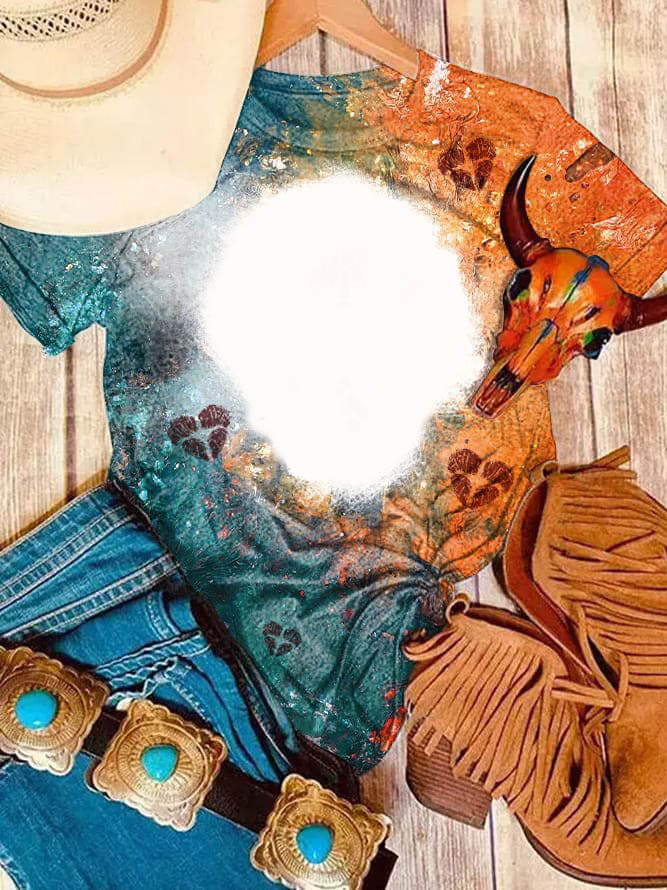 BCT13-Sublimation Bleach T-shirt