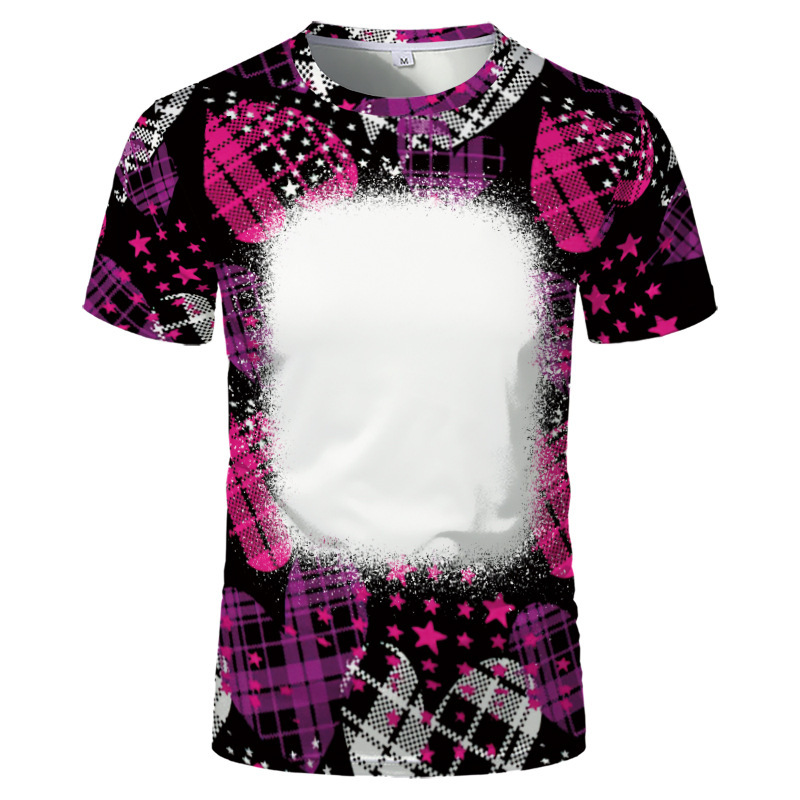 BCT07-Sublimation Bleach T Shirt