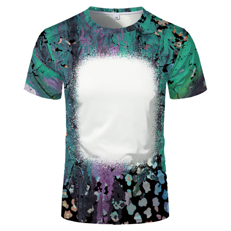 BCT07-Sublimation Bleach T Shirt