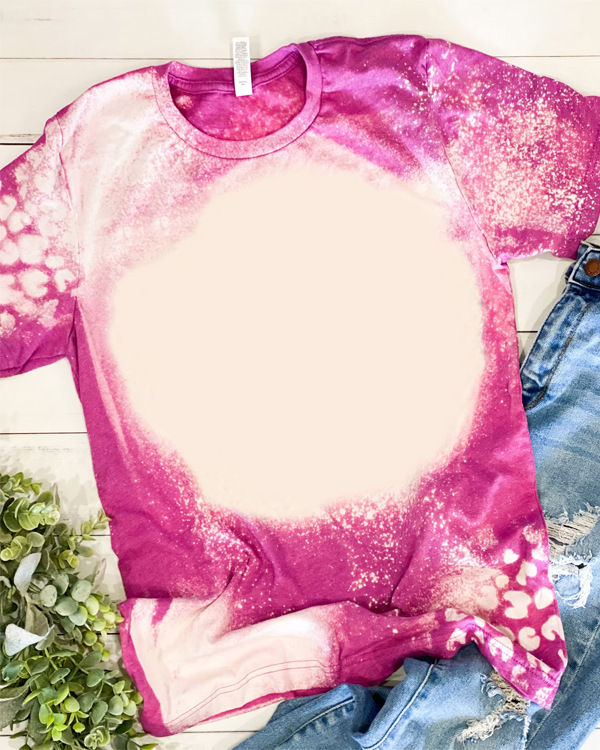 BCT13-Sublimation Bleach T-shirt