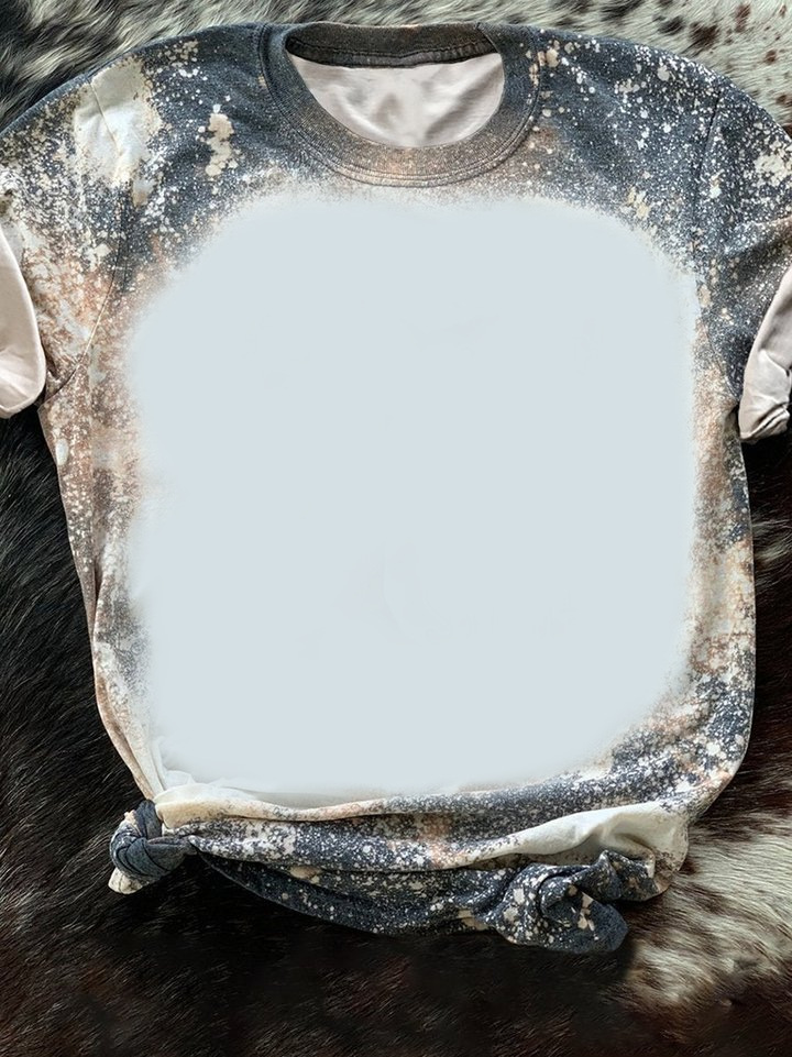 BCT13-Sublimation Bleach T-shirt