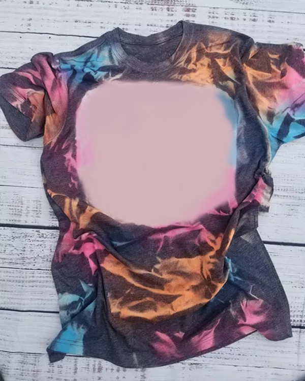BCT13-Sublimation Bleach T-shirt
