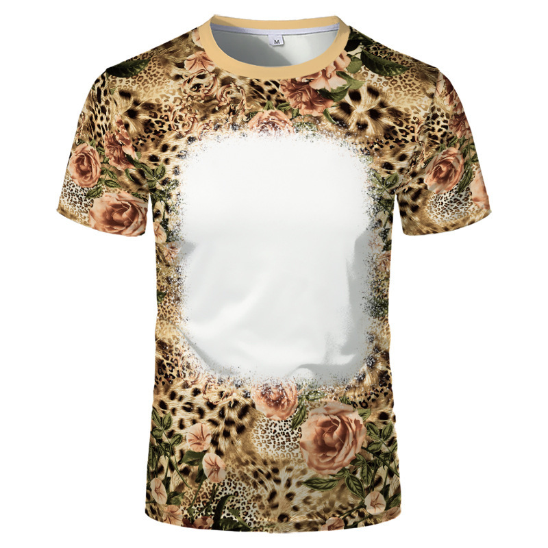 BCT08-Sublimation Bleach T Shirt