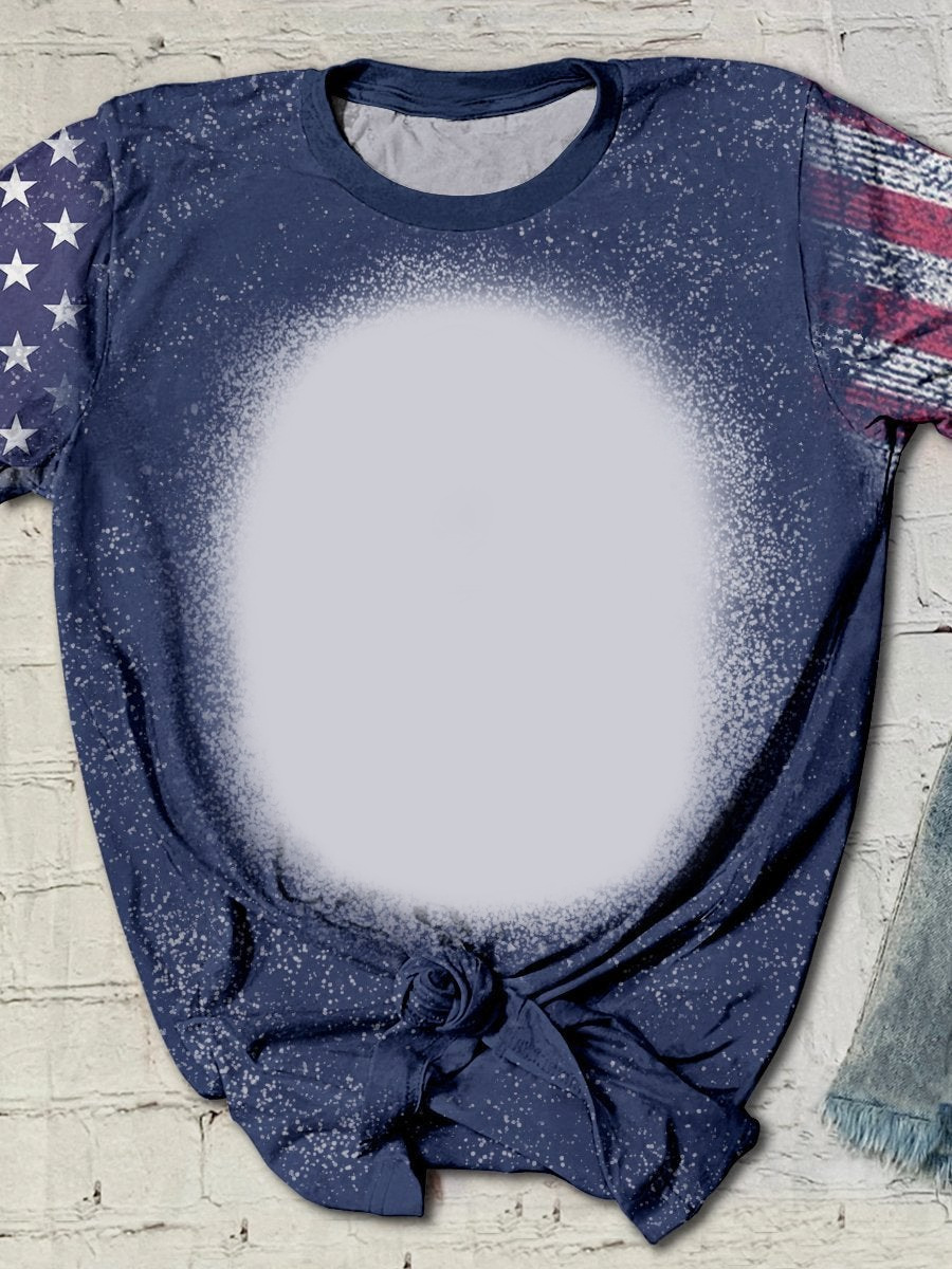 BCT14-Sublimation Bleach T-shirt