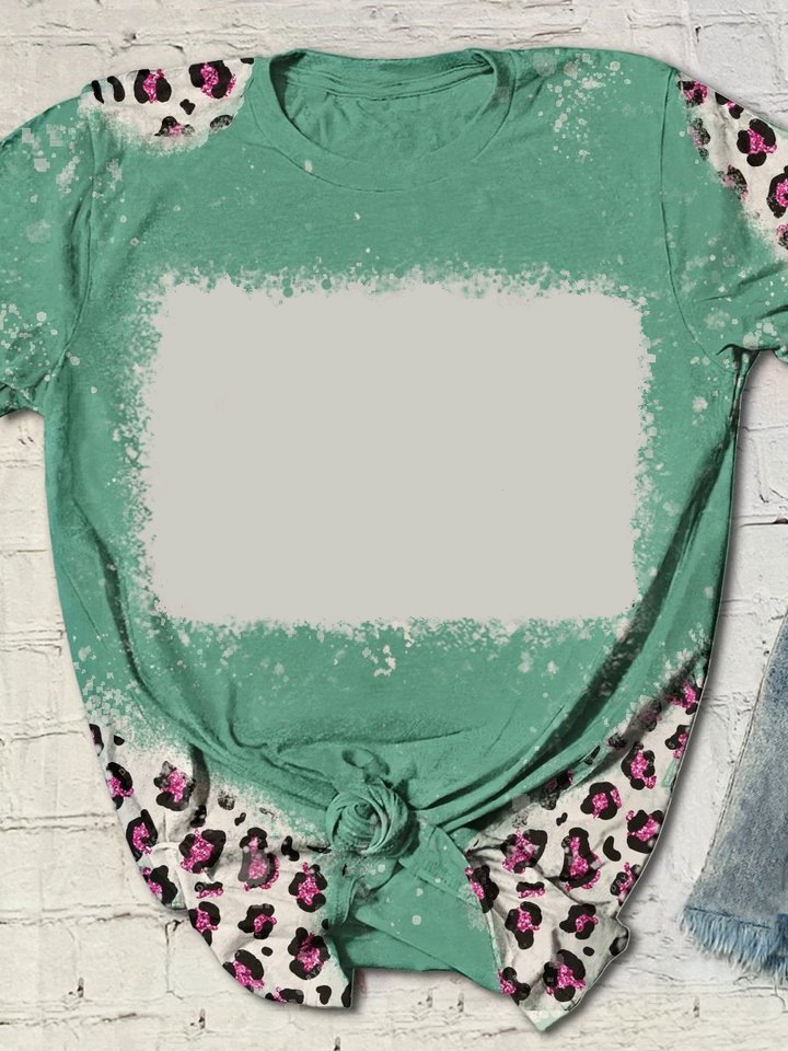 BCT14-Sublimation Bleach T-shirt
