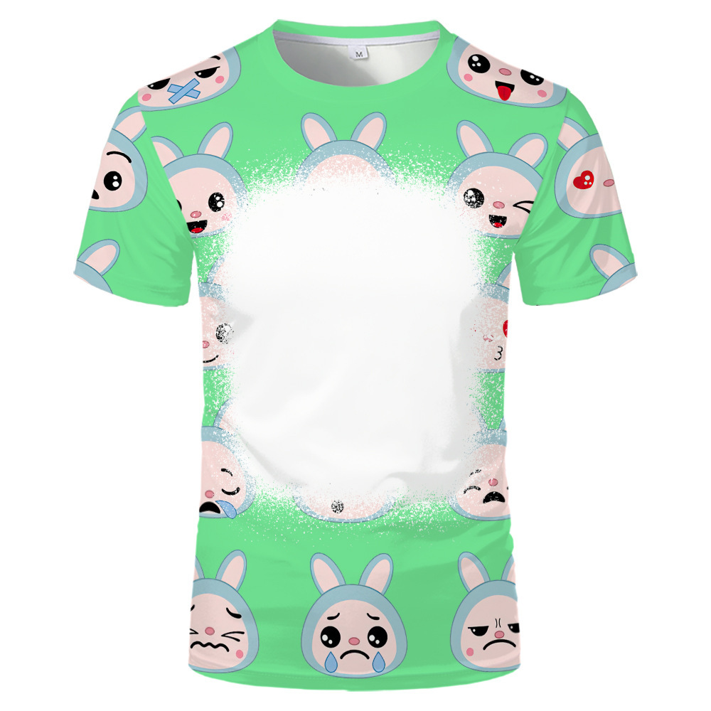 BCT18-Sublimation Easter Bleach T-shirt