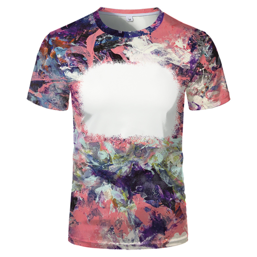 BCT20-Sublimation Bleach T-shirt