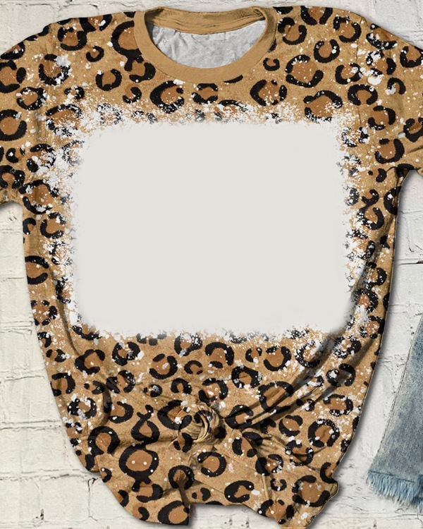 BCT14-Sublimation Bleach T-shirt