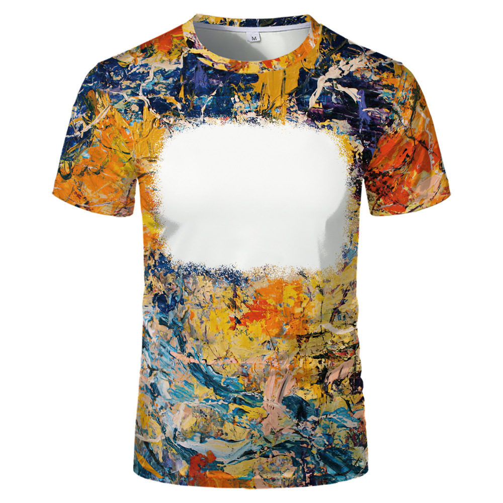 BCT20-Sublimation Bleach T-shirt