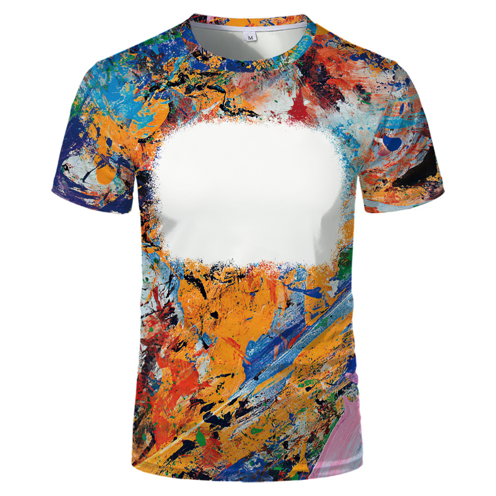 BCT20-Sublimation Bleach T-shirt
