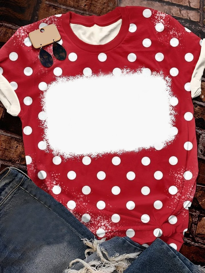 BCT14-Sublimation Bleach T-shirt
