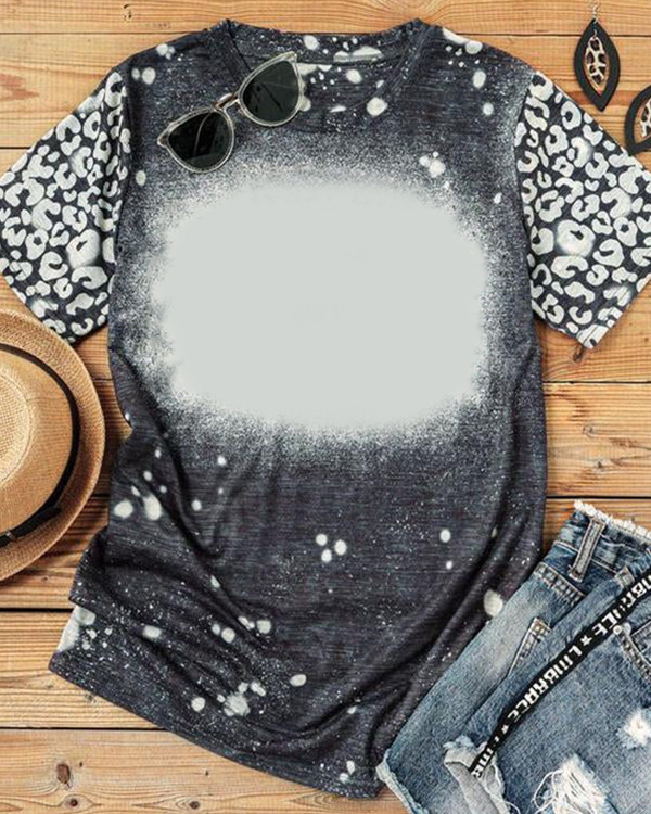 BCT14-Sublimation Bleach T-shirt