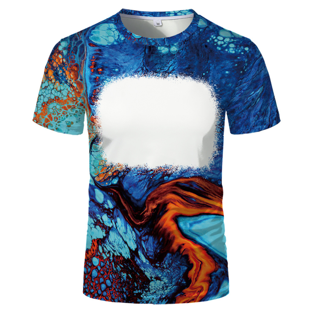 BCT20-Sublimation Bleach T-shirt