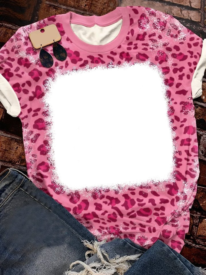 BCT14-Sublimation Bleach T-shirt