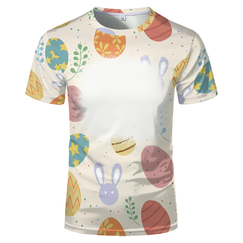 BCT17-Sublimation Easter Bleach T-shirt