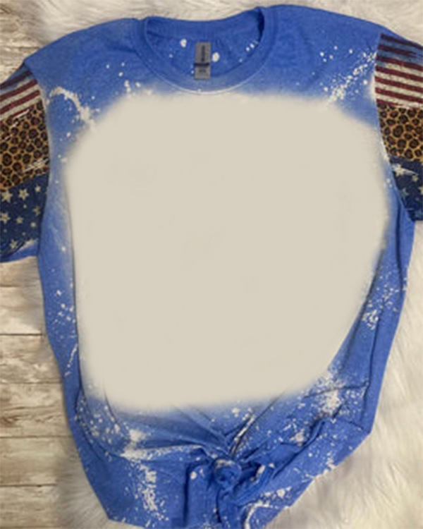 BCT14-Sublimation Bleach T-shirt