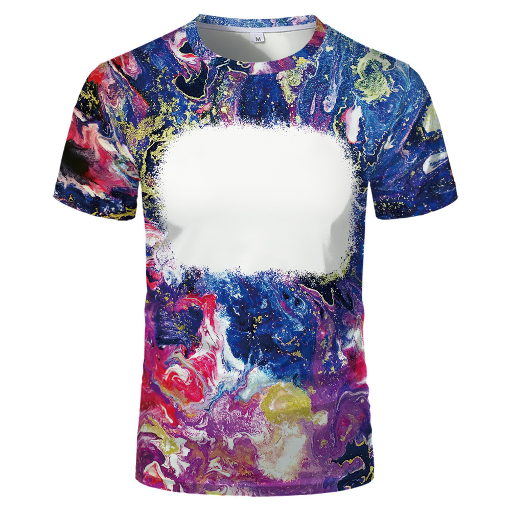 BCT20-Sublimation Bleach T-shirt