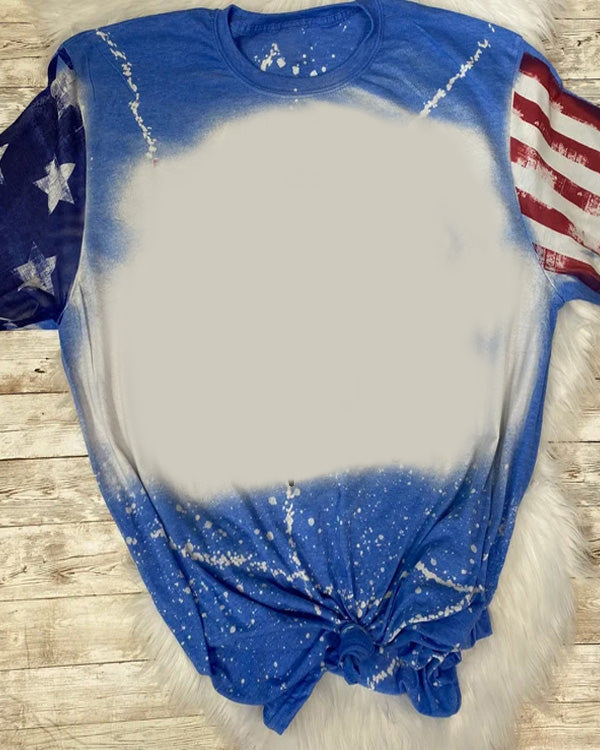 BCT14-Sublimation Bleach T-shirt
