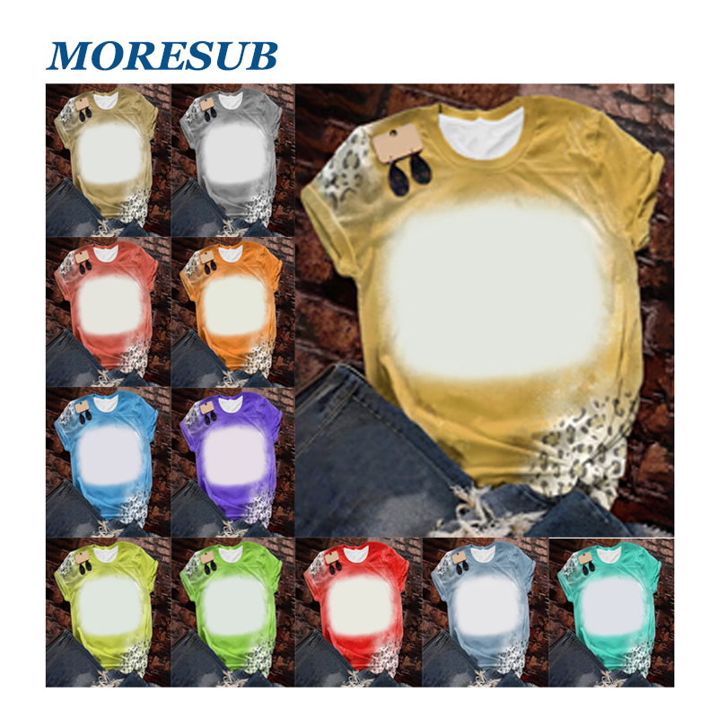 BCT22-Sublimation Bleach T-shirt