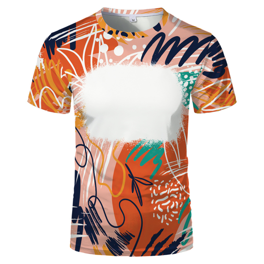 BCT20-Sublimation Bleach T-shirt