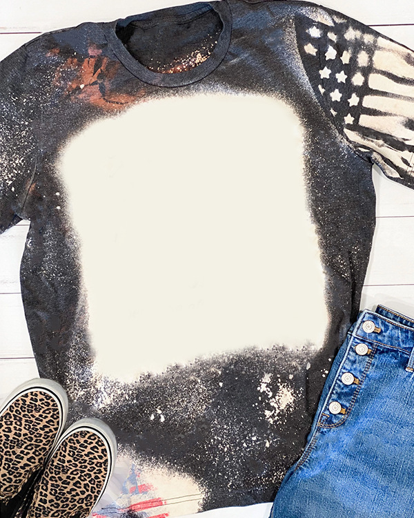 BCT14-Sublimation Bleach T-shirt